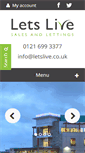 Mobile Screenshot of lets-live.co.uk